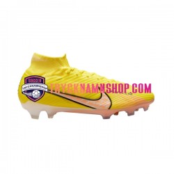 Nike Air Zoom Mercurial Superfly IX Elite FG Lucent Rosa Gul Fotbollsskor