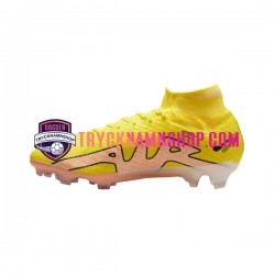 Nike Air Zoom Mercurial Superfly IX Elite FG Lucent Rosa Gul Fotbollsskor