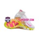 Nike Air Zoom Mercurial Superfly IX Elite FG Rosa Gul Vit Fotbollsskor