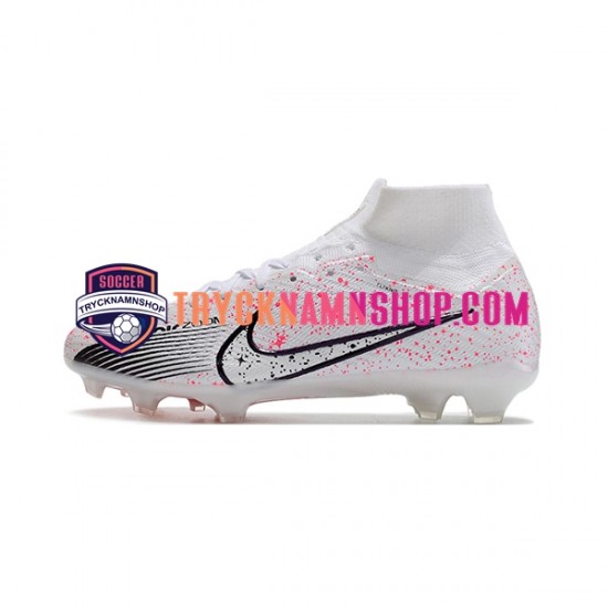 Nike Air Zoom Mercurial Superfly IX Elite FG Röd Vit Svart Fotbollsskor