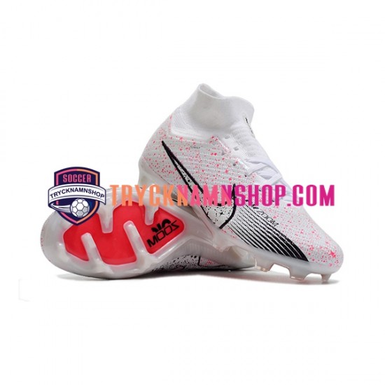 Nike Air Zoom Mercurial Superfly IX Elite FG Röd Vit Svart Fotbollsskor