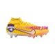 Nike Air Zoom Mercurial Superfly IX Elite SG Pro AC Lucent Rosa Gul Fotbollsskor