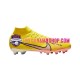 Nike Air Zoom Mercurial Superfly IX Pro AG Pro AG Pro Lucent Rosa Gul Fotbollsskor