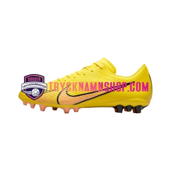 Nike Air Zoom Mercurial Vapor XV Academy AG Lucent Rosa Gul Fotbollsskor