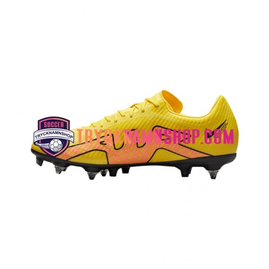 Nike Air Zoom Mercurial Vapor XV Academy SG Pro AC Lucent Rosa Gul Fotbollsskor