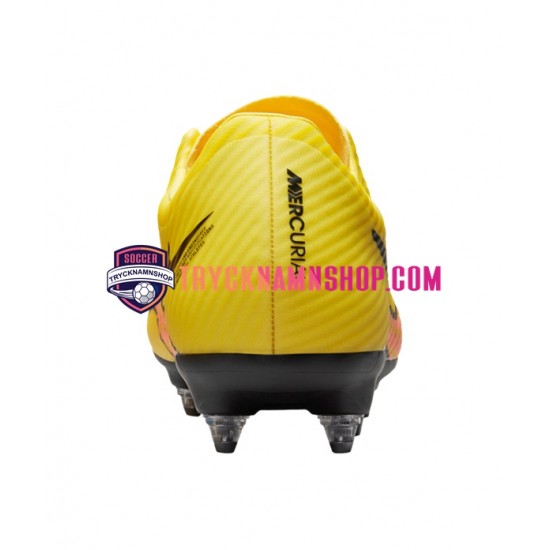 Nike Air Zoom Mercurial Vapor XV Academy SG Pro AC Lucent Rosa Gul Fotbollsskor