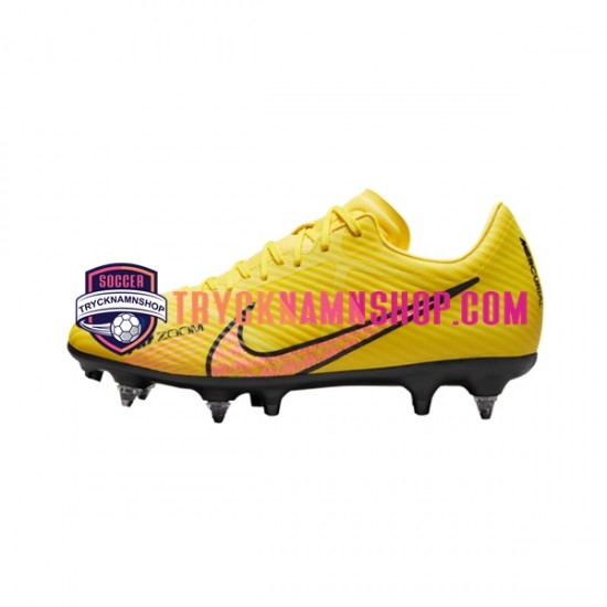 Nike Air Zoom Mercurial Vapor XV Academy SG Pro AC Lucent Rosa Gul Fotbollsskor