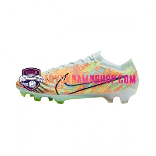 Nike Air Zoom Mercurial Vapor XV Bonded Elite FG Blå Grön Fotbollsskor