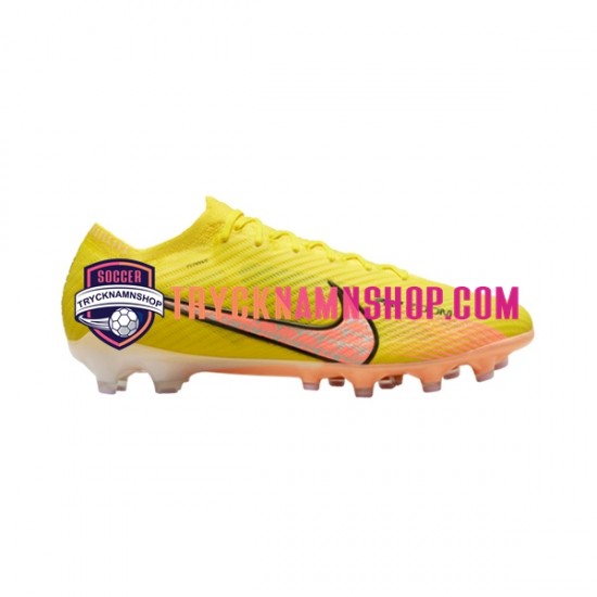 Nike Air Zoom Mercurial Vapor XV Elite AG Pro Lucent Rosa Gul Fotbollsskor