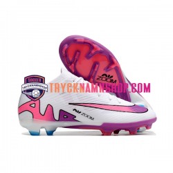 Nike Air Zoom Mercurial Vapor XV Elite AG Lila Rosa Vit Fotbollsskor