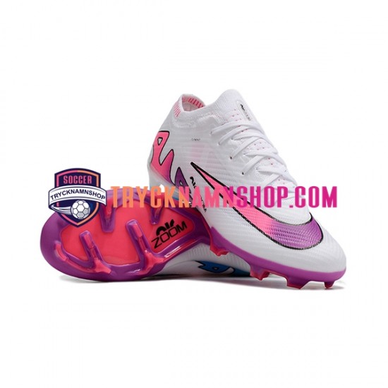 Nike Air Zoom Mercurial Vapor XV Elite AG Lila Rosa Vit Fotbollsskor