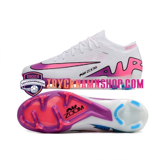 Nike Air Zoom Mercurial Vapor XV Elite AG Lila Rosa Vit Fotbollsskor