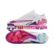 Nike Air Zoom Mercurial Vapor XV Elite AG Lila Rosa Vit Fotbollsskor