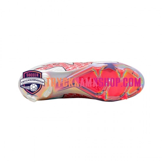 Nike Air Zoom Mercurial Vapor XV Elite FG Röd Vit Fotbollsskor