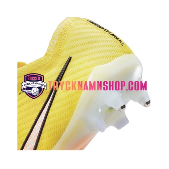 Nike Air Zoom Mercurial Vapor XV Elite SG Pro AC Lucent Rosa Gul Fotbollsskor