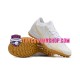 Nike Air Zoom Mercurial Vapor XV Elite TF Gul Vit Fotbollsskor