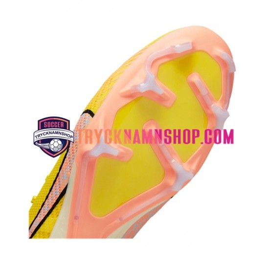 Nike Air Zoom Mercurial Vapor XV Pro FG Lucent Rosa Gul Fotbollsskor