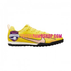 Nike Air Zoom Mercurial Vapor XV Pro TF Lucent Rosa Gul Fotbollsskor
