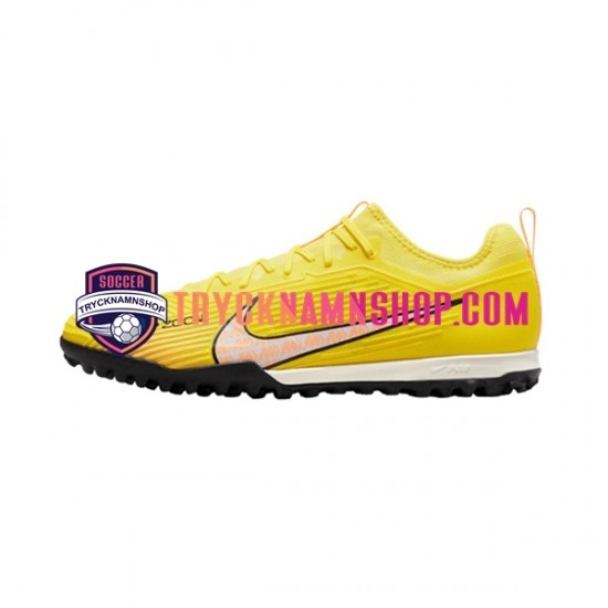 Nike Air Zoom Mercurial Vapor XV Pro TF Lucent Rosa Gul Fotbollsskor