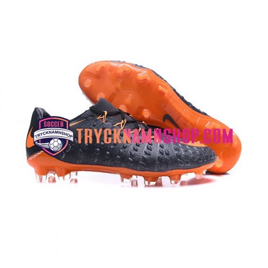 Nike HyperVenom Phantom III Elite FG Orange Svart Fotbollsskor