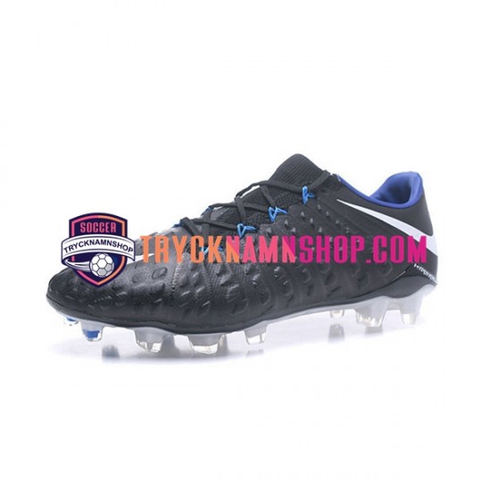 Nike HyperVenom Phantom III Elite FG Vit Svart Fotbollsskor