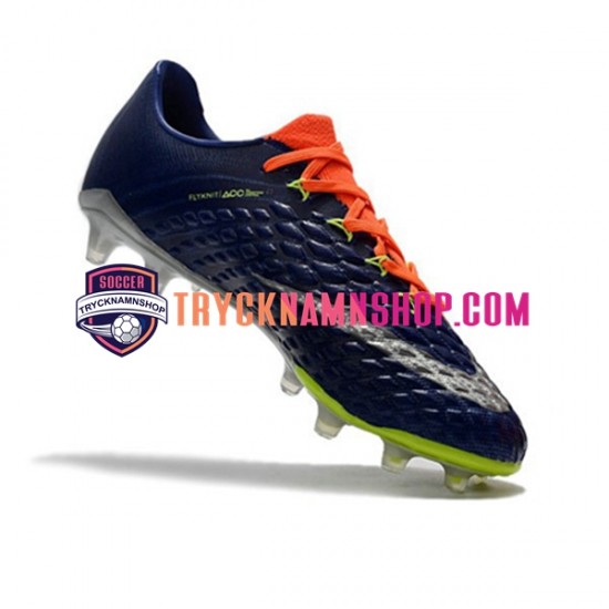 Nike HyperVenom Phantom III Elite FG Orange Blå Fotbollsskor