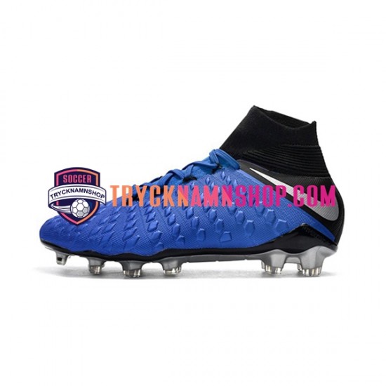 Nike Hypervenom Phantom 3 Elite DF FG Blå Fotbollsskor