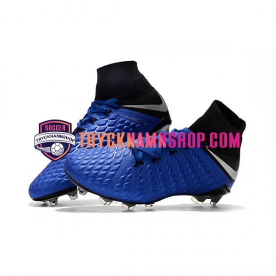 Nike Hypervenom Phantom 3 Elite DF FG Blå Fotbollsskor