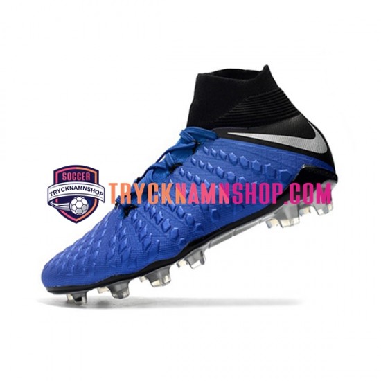 Nike Hypervenom Phantom 3 Elite DF FG Blå Fotbollsskor