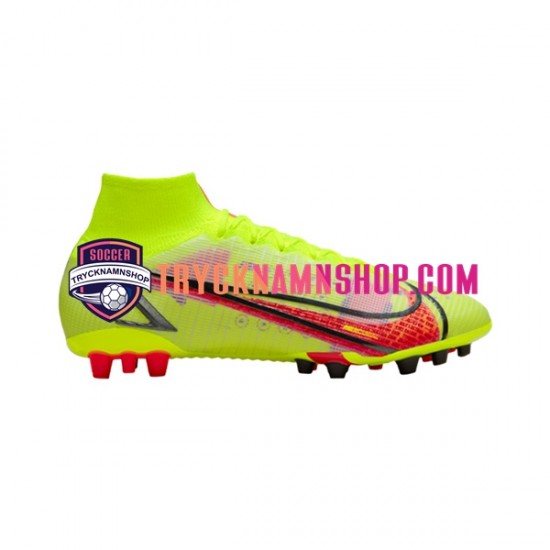 Nike Mercurial Superfly VIII Motivation Elite AG Röd Gul Fotbollsskor