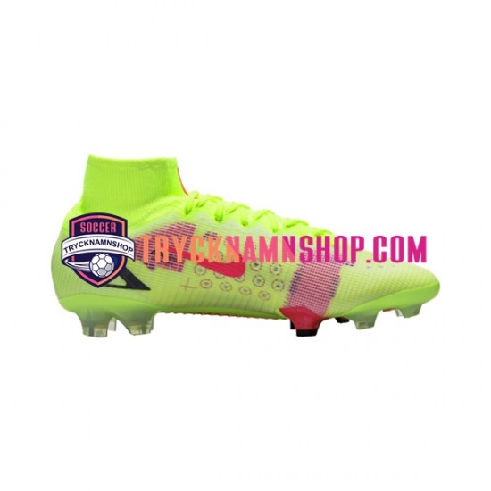 Nike Mercurial Superfly VIII Motivation Elite FG Röd Gul Fotbollsskor