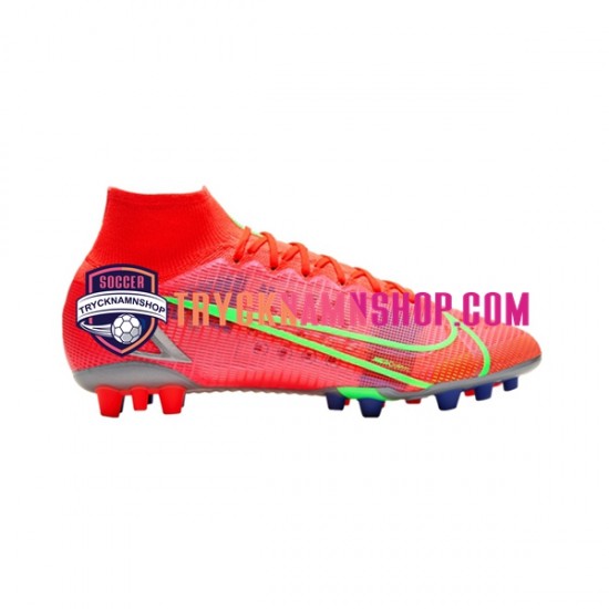 Nike Mercurial Superfly VIII Spectrum Elite AG Röd Fotbollsskor