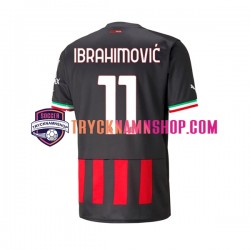 AC Milan Ibrahimovic 11 2022-2023 Tröja 1:a Matchställ Män Kortärmad