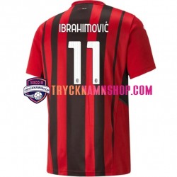 AC Milan Zlatan Ibrahimovic 11 2021-2022 Tröja 1:a Matchställ Män Kortärmad