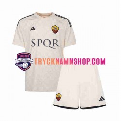 AS Roma 2023-2024 Tröja 2:a Matchställ Barn Kortärmad