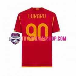 AS Roma Romelu Lukaku 90 2023-2024 Tröja 1:a Matchställ Män Kortärmad