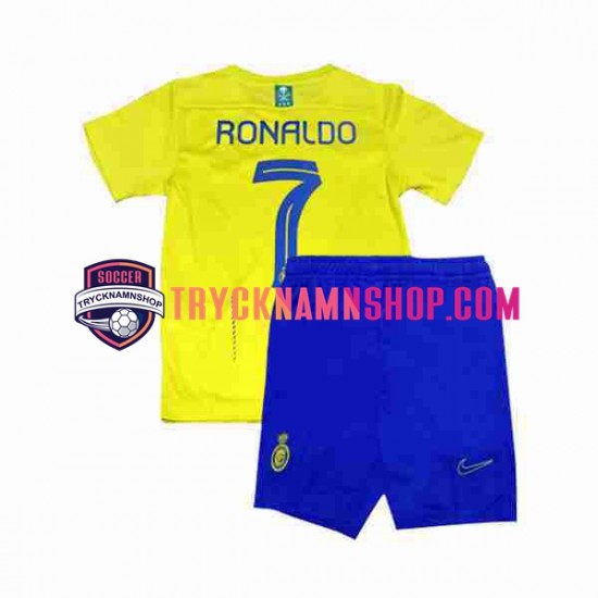 Al-Nassr Ronaldo 7 2023-2024 Tröja 1:a Matchställ Barn Kortärmad