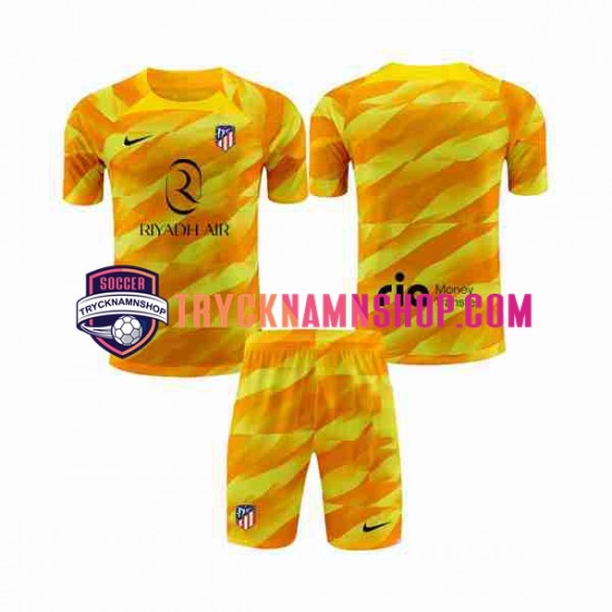 Atlético Madrid Målvakt 2023-2024 Tröja Orange Barn Kortärmad