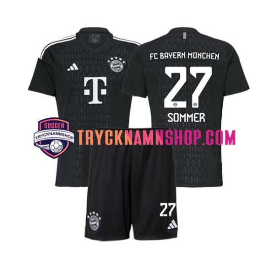 FC Bayern München Målvakt Yann Sommer 27 2023-2024 Tröja 1:a Matchställ Barn Kortärmad