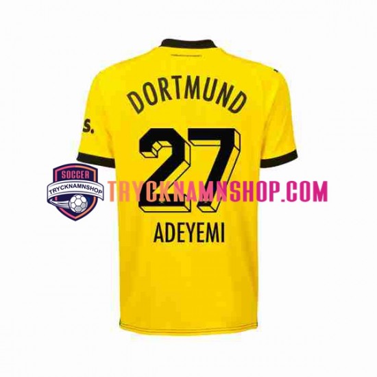 Borussia Dortmund Karim Adeyemi 27 2023-2024 Tröja 1:a Matchställ Män Kortärmad