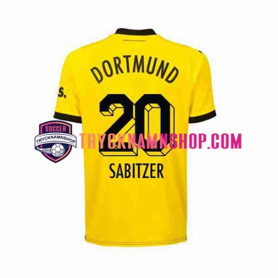 Borussia Dortmund Marcel Sabitzer 20 2023-2024 Tröja 1:a Matchställ Män Kortärmad