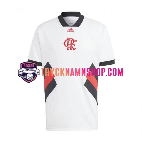 CR Flamengo Icon 2022-2023 Tröja Retro 1:a Matchställ Män Kortärmad