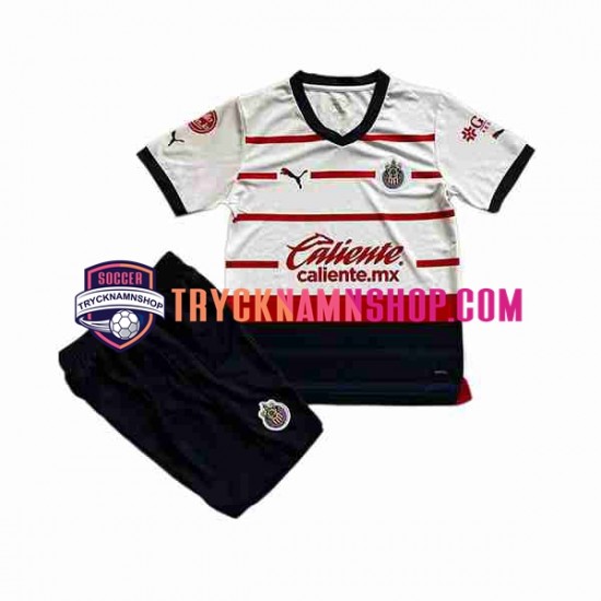 Deportivo Guadalajara 2023-2024 Tröja 2:a Matchställ Barn Kortärmad