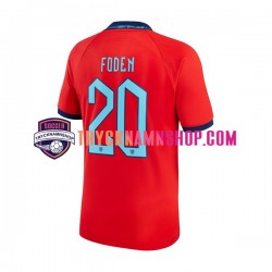 England Foden 20 VM 2022 Tröja 2:a Matchställ Män Kortärmad