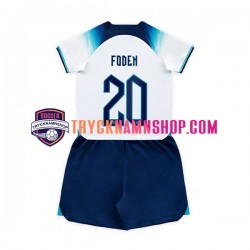 England Foden 20 VM 2022 Tröja 1:a Matchställ Barn Kortärmad