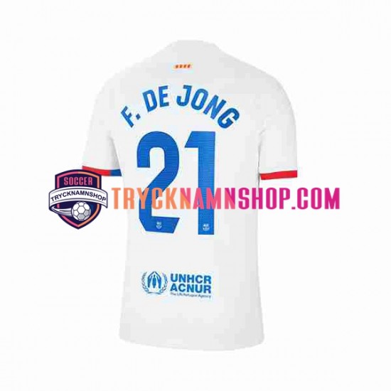 FC Barcelona Frenkie de Jong 21 2023-2024 Tröja 2:a Matchställ Män Kortärmad