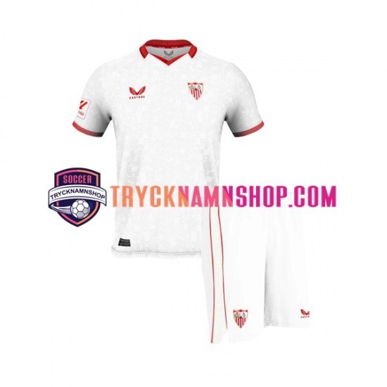 Sevilla FC 2023-2024 Tröja 1:a Matchställ Barn Kortärmad