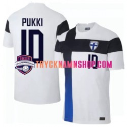 Finland Teemu Pukki 10 Euro 2020 Tröja 1:a Matchställ Män Kortärmad