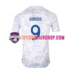 Frankrike Olivier Giroud 9 VM 2022 Tröja 2:a Matchställ Män Kortärmad