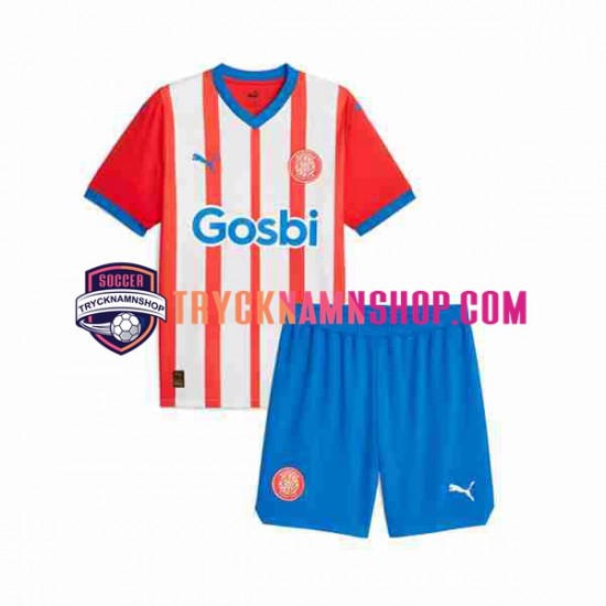 Girona 2023-2024 Tröja 1:a Matchställ Barn Kortärmad